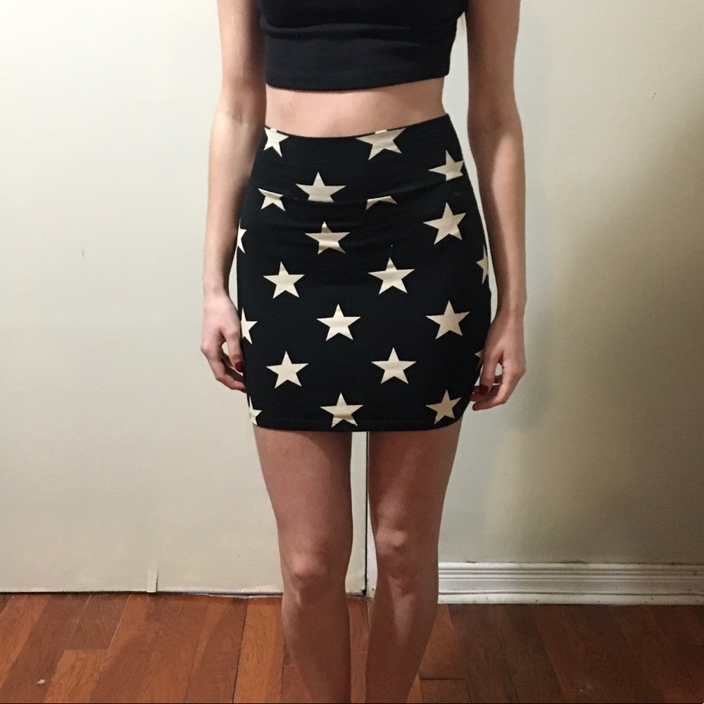 PINK Star Mini Skirt